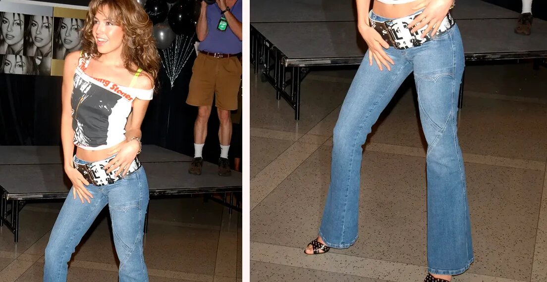 5 sandalias de tiras de los 2000 regresan con jeans flare en tendencia del verano 2026