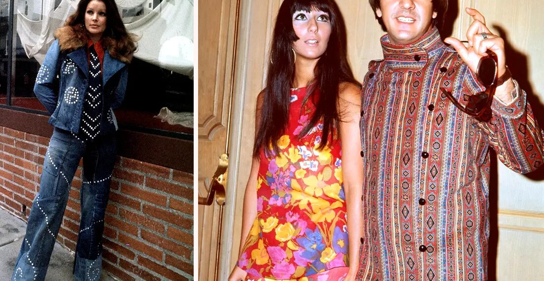 Los pantalones estampados de los 70 vuelven a ser tendencia con botines y zapatos de tacón en verano 2026