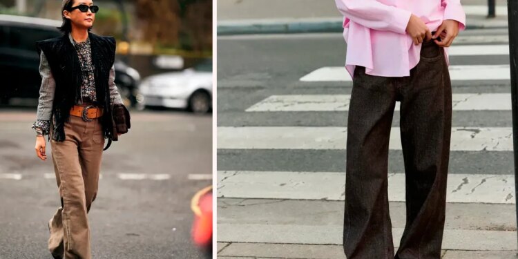 Los jeans color café se ven mejor cuando los llevas con estos zapatos planos y sandalias en verano 2026