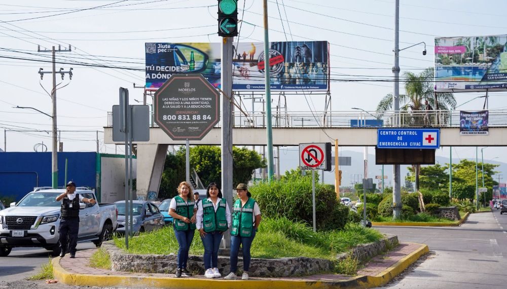 Disminuye presencia de niñas y niños en cruceros gracias a estrategia preventiva del SEDIF