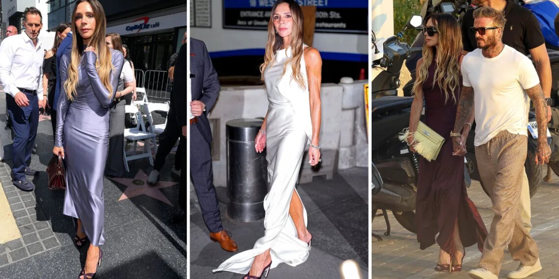 Sandalias inglesas de tacón curvo: Victoria Beckham llevó (y diseñó) el calzado más elegantes del 2026