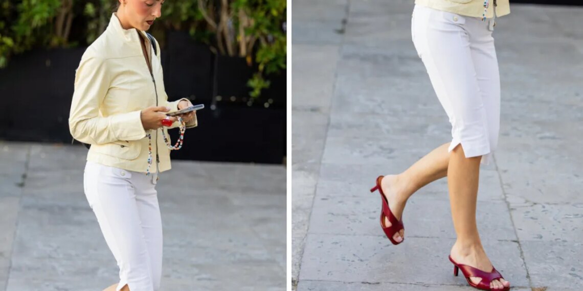 Las sandalias italianas para lucir elegante con pantalones capri en verano 2026