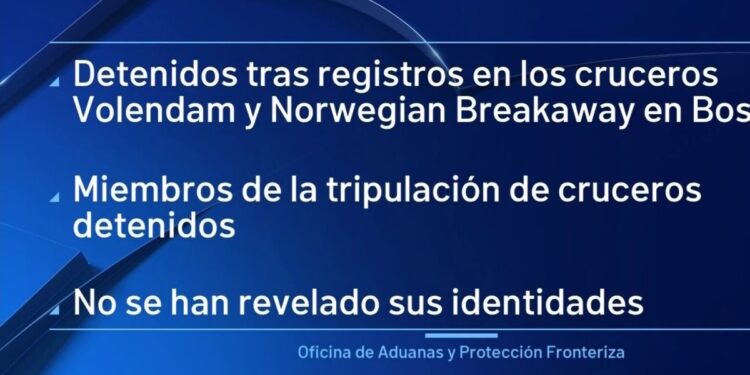 Tripulantes de cruceros arrestados en Boston – Telemundo Nueva Inglaterra