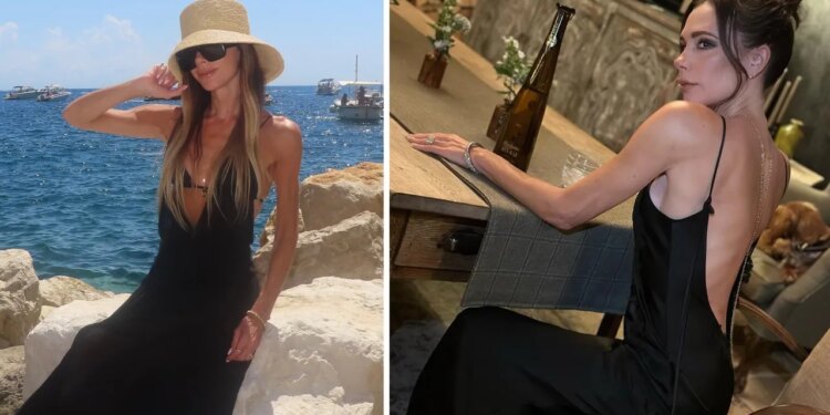 Victoria Beckham y Amal Clooney confirman ESTE vestido negro ideal para llevar en septiembre 2026