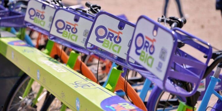 ¡A pedalear! QroBici registra 8 mil 200 viajes en el municipio de Querétaro