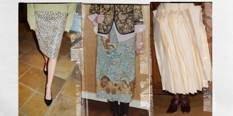 7 Fall Outfit Ideas Where the Skirt Is the Look