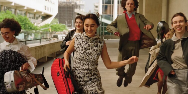 Making Music: The Young Virtuosos of the Juilliard School and the New York Philharmonic Score a Fashion Rhapsody