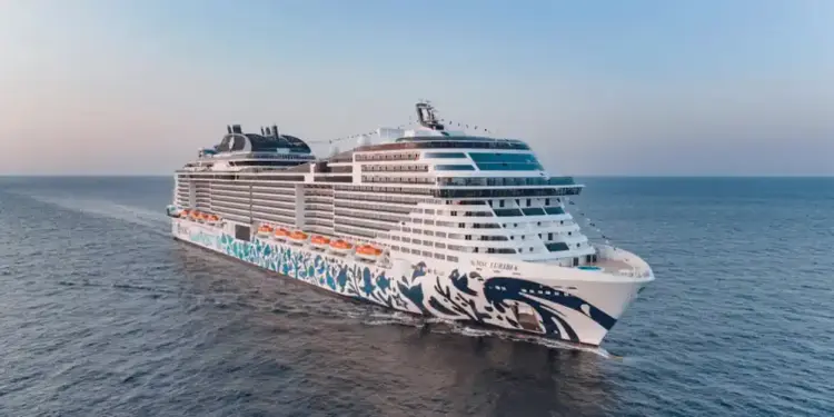 El MSC Euribia de MSC Cruceros, pasará la temporada de invierno 2027-28 en las Islas Canarias