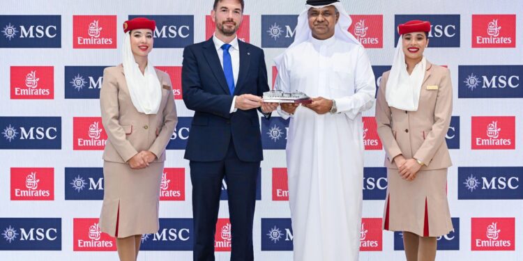 Emirates y MSC Cruceros amplían su acuerdo de colaboración en el segmento fly-cruise