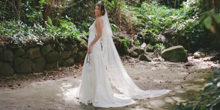 This Bridal Designer Created Her Entire Wedding Wardrobe for Her Tropical Nuptials in Nevis