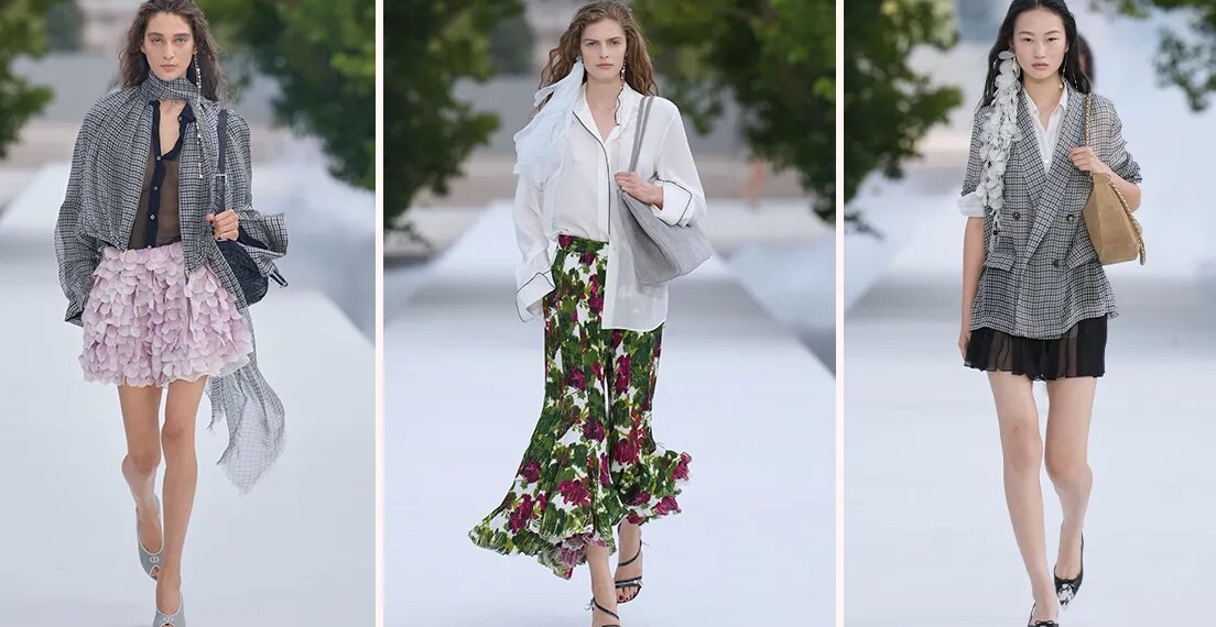 Las faldas elegantes (mini y largas) para llevar con zapatos y sandalias de tacón según Dior Primavera-Verano 2027