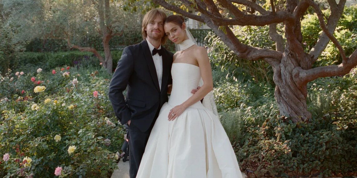 Inside Finneas and Claudia Sulewski’s Romantic Garden Wedding in Montecito