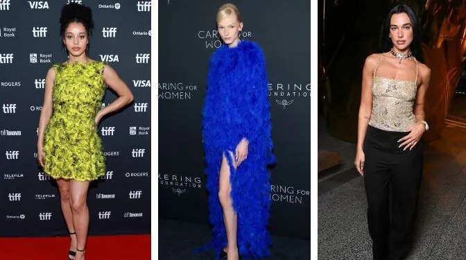 The Best Dressed Stars of the Week Perfected Texture and Silhouette