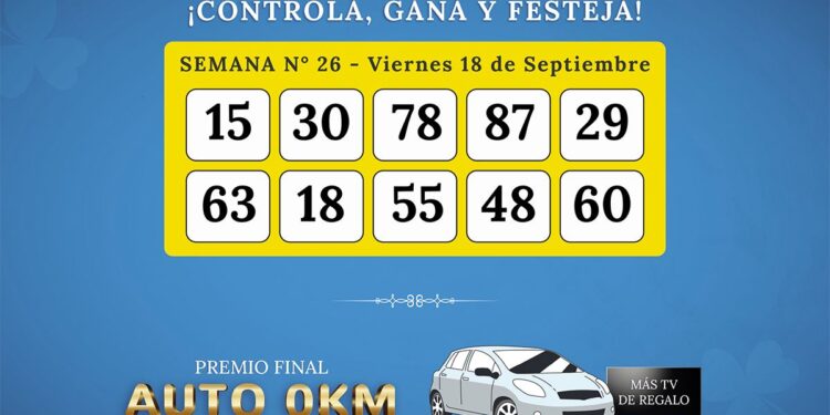 Los Números de Oro de LA GACETA del 18 de septiembre de 2026