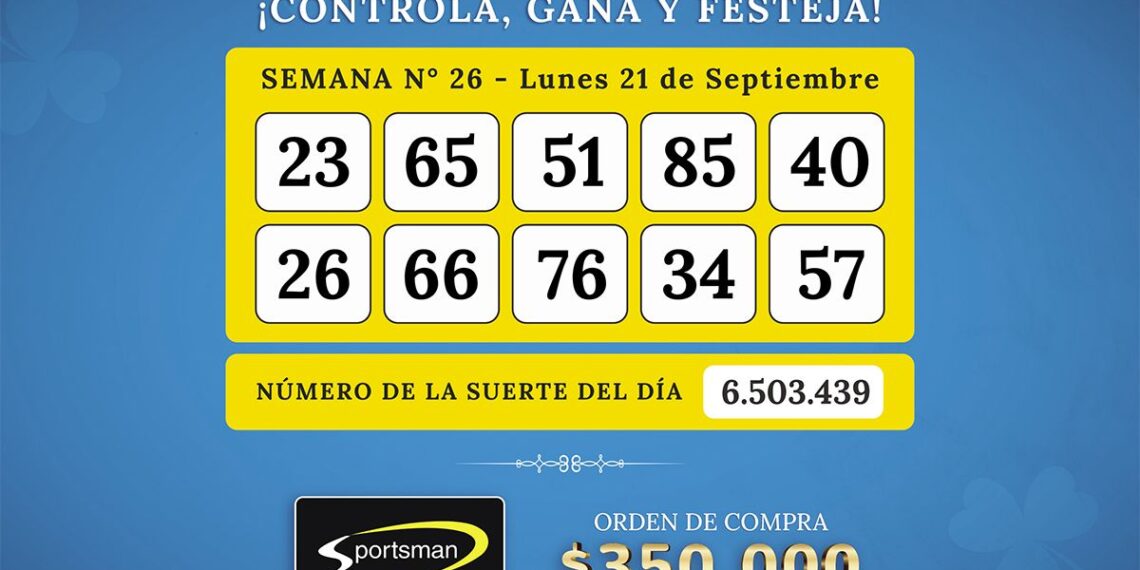 Los Números de Oro de LA GACETA del 21 de septiembre de 2026
