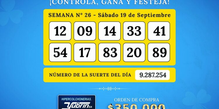 Los Números de Oro de LA GACETA del 19 de septiembre de 2026