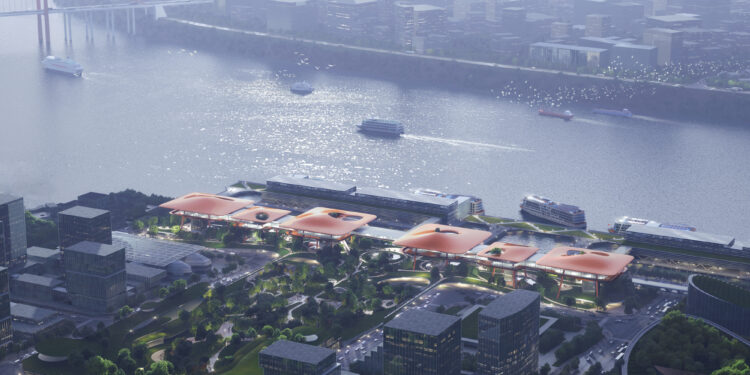 Galería de MAD Architects gana el concurso para diseñar el Centro Internacional de Cruceros en China