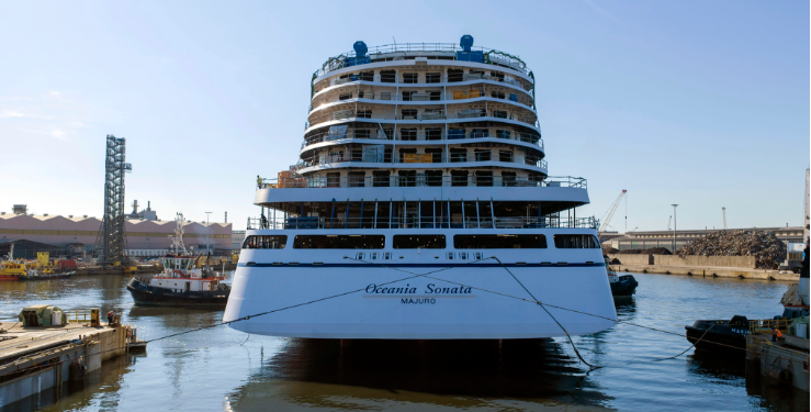 Oceania Cruises® alcanza un nuevo hito en la construcción del buque Oceania Sonata™, el primero de su nueva Clase Sonata