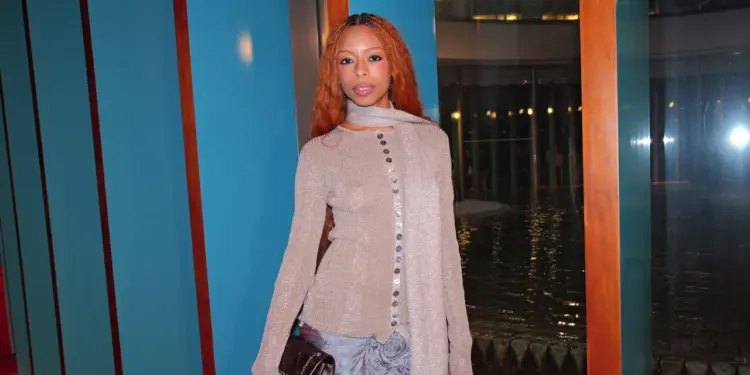 Ravyn Lenae Tried to Keep Her Heart Rate Down at Tory Burch