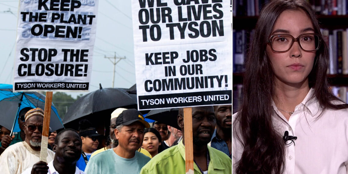 “No recibieron ningún preaviso”: la empresa Tyson Foods cierra una planta empacadora de carne en Illinois y despide a 2.500 trabajadores