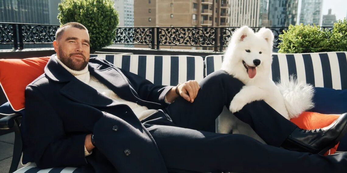 Travis Kelce: Football Star, Fashion Ambassador, and Dog Dad