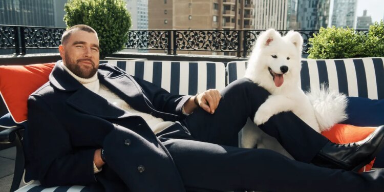 Travis Kelce: Football Star, Fashion Ambassador, and Dog Dad