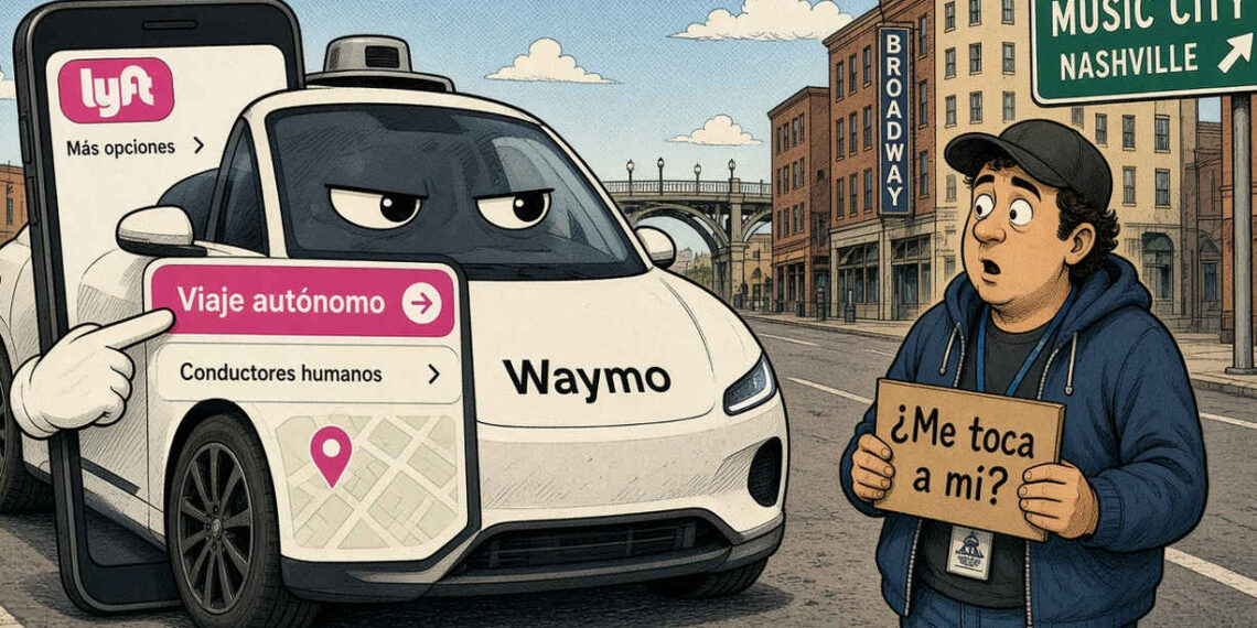 Waymo y Lyft llevan los viajes autónomos a Nashville mediante una alianza inédita