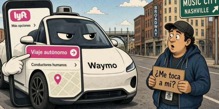 Waymo y Lyft llevan los viajes autónomos a Nashville mediante una alianza inédita
