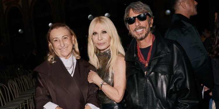 Donatella! Miuccia! Pierpaolo! The Vogue World 2026 Front Row Was a Mount Rushmore of Italian Fashion