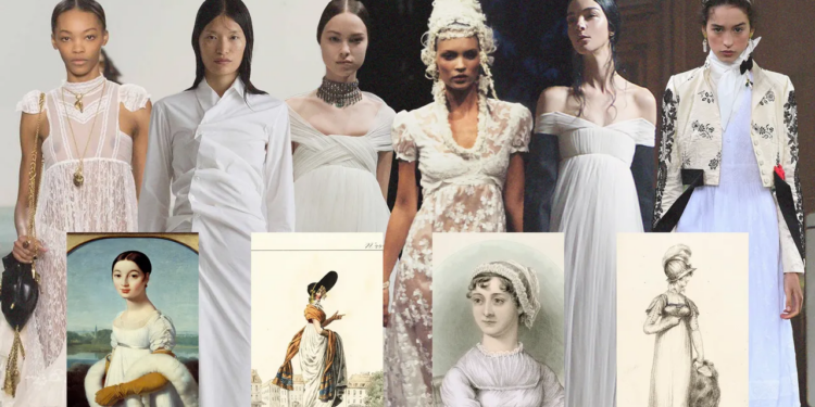 61 Regency-Inspired Runway Looks in Honor of Jane Austen’s Sense and Sensibility