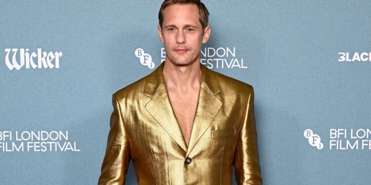 Alexander Skarsgård Puts His Best Foot Forward—In a Freaky Shoe, That Is