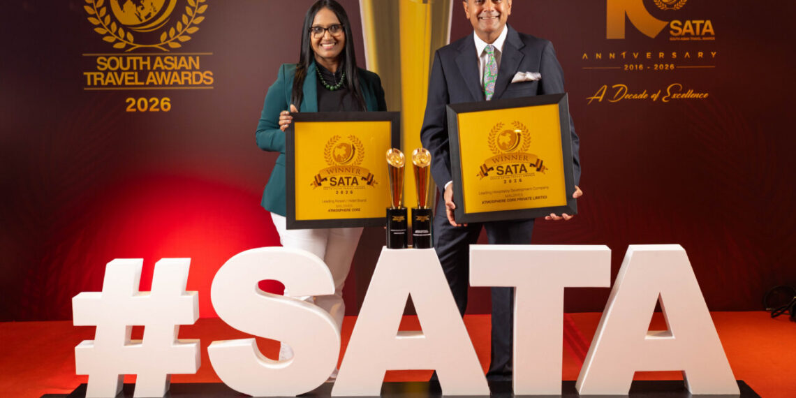 Atmosphere Core recibe dos premios en los South Asian Travel Awards 2026