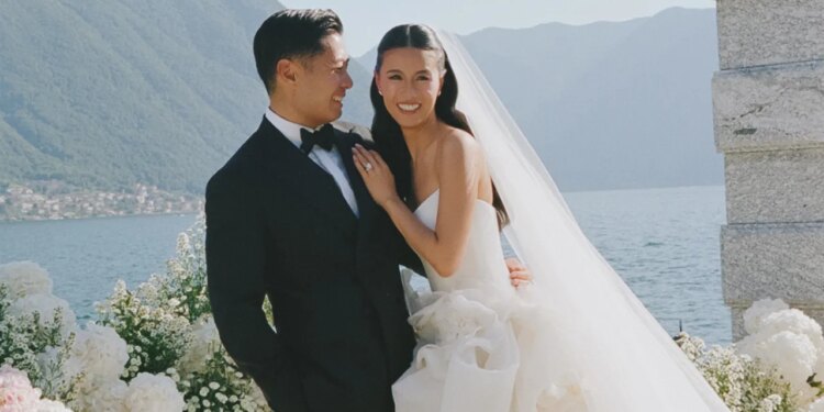 This Intimate Wedding in Lake Como Felt Like “a Garden Party in the Clouds”
