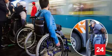 Movilidad reducida: viajes en Santiago tardan hasta 40% más