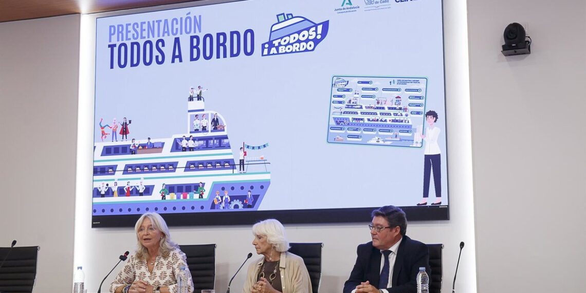 El Puerto de Cádiz acerca el mundo de los cruceros escolares de la Bahía con el programa 'Todos a bordo'