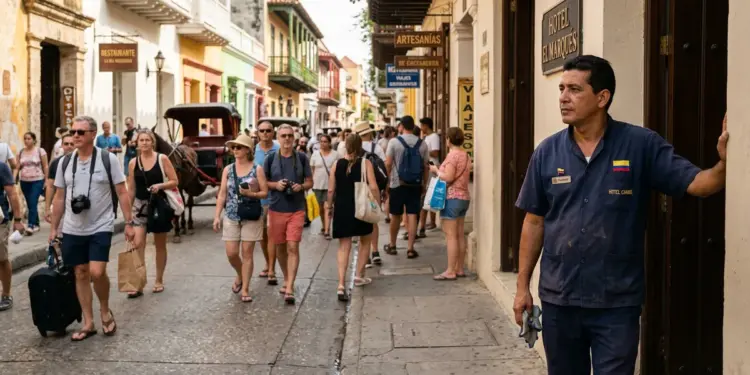 El turismo colombiano bate récords en divisas, pero sus hoteles y agencias siguen perdiendo terreno