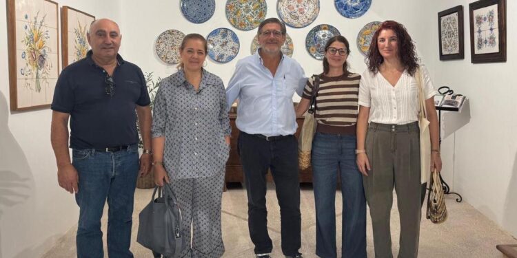 Visita a uno de los emplazamientos visitados en ese viaje de familiarización.