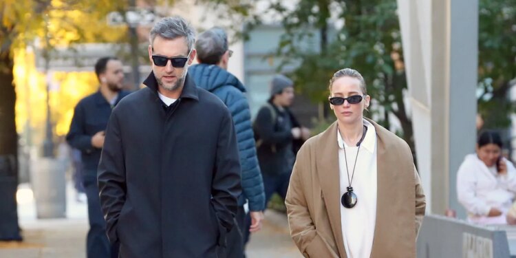 In Matching Shoes, Jennifer Lawrence and Cooke Maroney Are in Total Lockstep