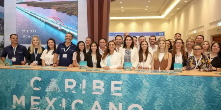 Pabellón del Caribe Mexicano en el Cancún Travel Mart 2026