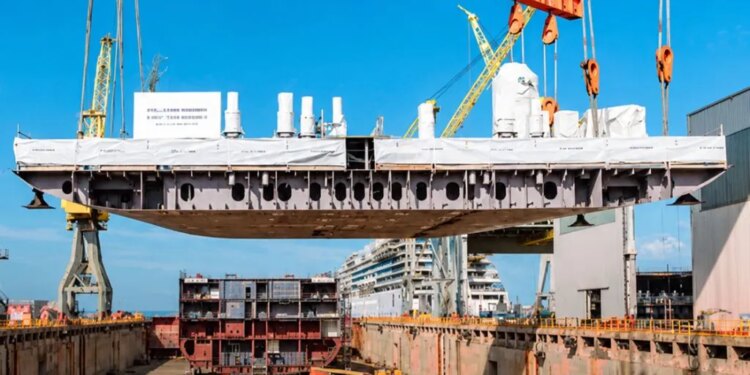 Fincantieri Ancona coloca la quilla del segundo crucero de ultralujo para Four Seasons Yachts