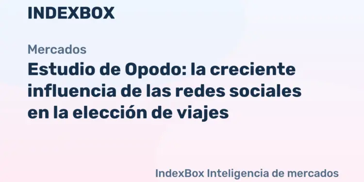 Estudio de Opodo: cómo las redes sociales moldean la elección de viajes en 2026 - Noticias y Estadísticas
