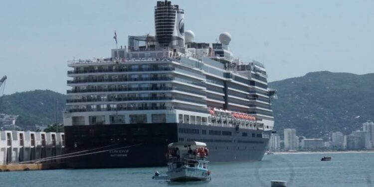 Arriba el crucero Eurodam a Acapulco; inicia temporada 2026-2027