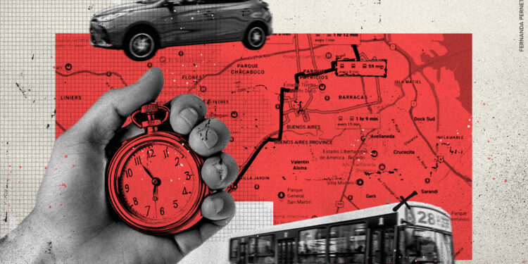 La regla Google Maps del transporte público: ¿cómo ofrece auto o bondi?