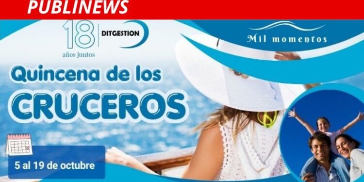 DIT Gestión activa una campaña de cruceros con incentivos exclusivos para sus agencias