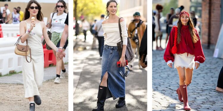 Estas botas de lluvia vuelven a ser tendencia en otoño 2026 y así se llevan con faldas, pantalones y vestidos