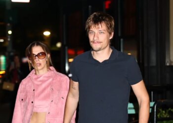 Millie Bobby Brown and Jake Bongiovi Go Monochromatic for Parents’ Night Out