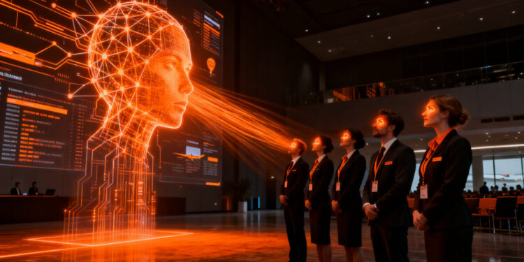 Agentes de viajes en formación de inteligencia artificial y marketing digital para potenciar la estrategia de ventas turísticas.