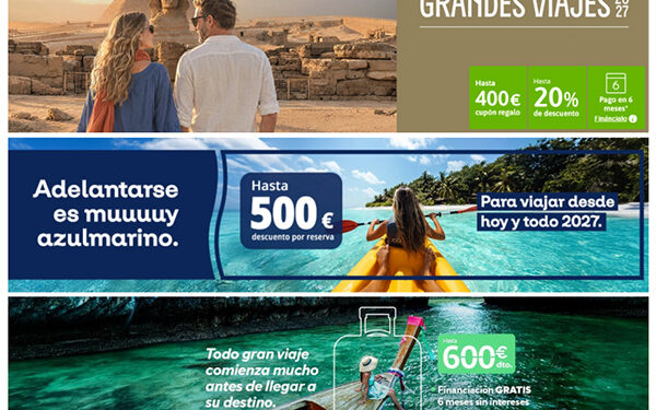 W2M, Ávoris y VECI sacan la artillería para vender grandes viajes