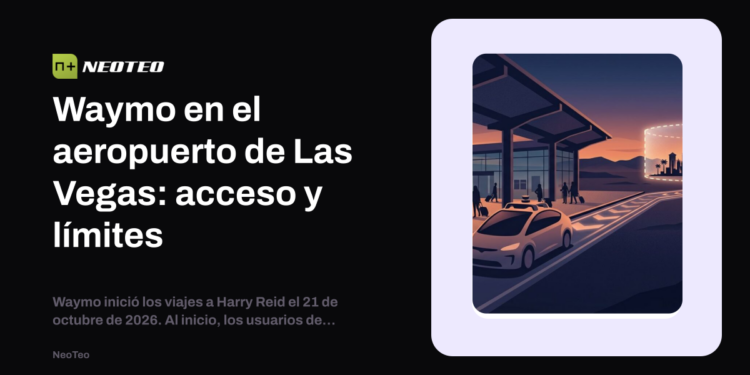 Waymo en el aeropuerto de Las Vegas: acceso y límites