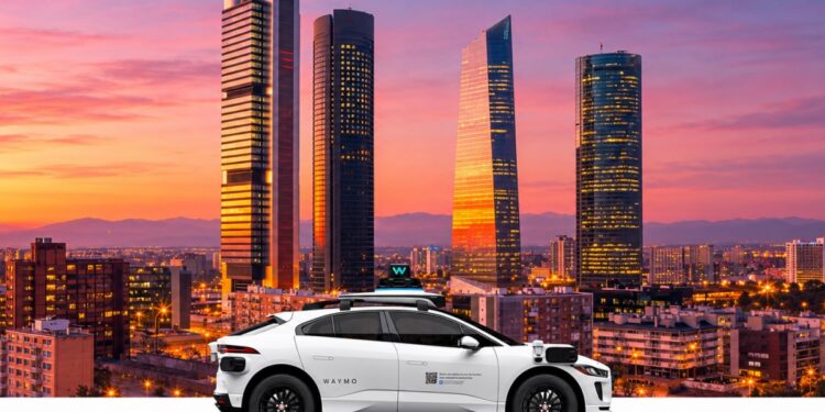 Waymo prepara su llegada a Madrid: sus coches circularán con conductor antes de ofrecer viajes autónomos